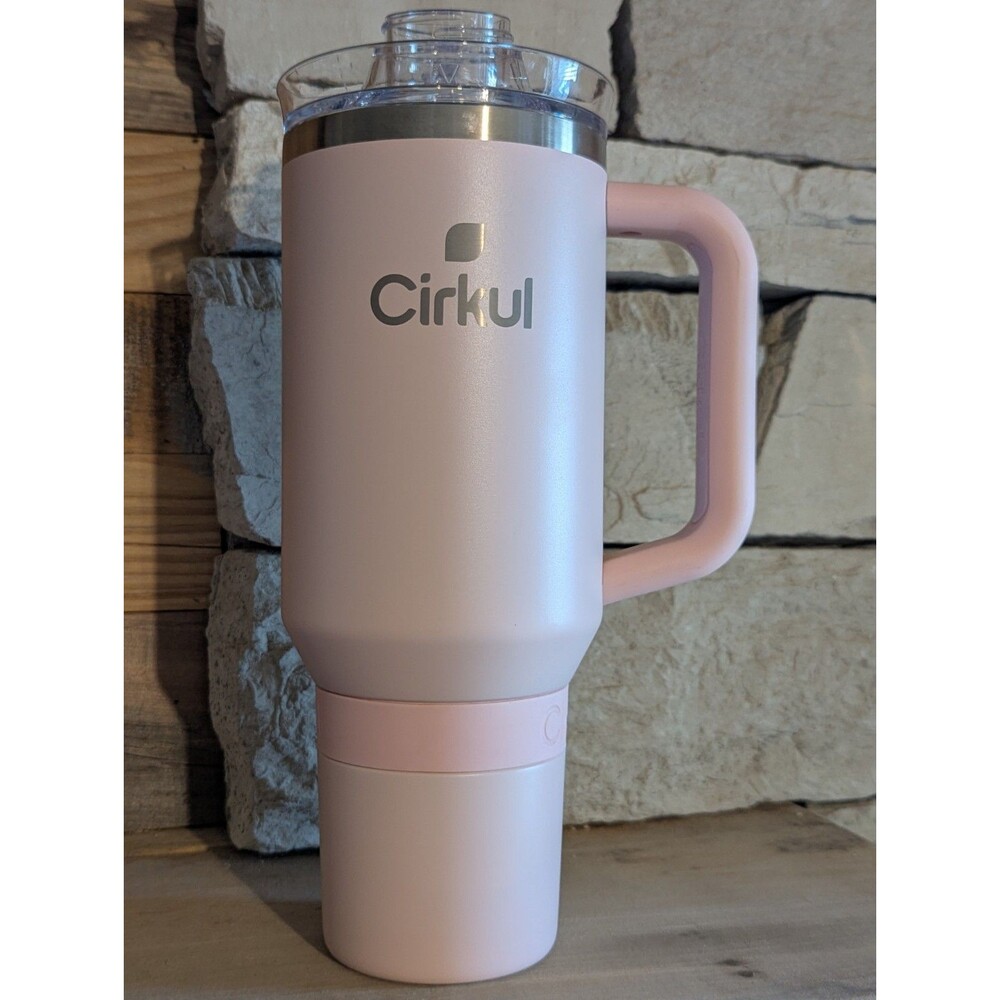 NEW Cirkul All-Day StrawSip Tumbler 40 oz Stainless Insulated Handle Lid Straw